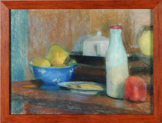 Рудаков Михаил Захарьевич. Голубая миска. 